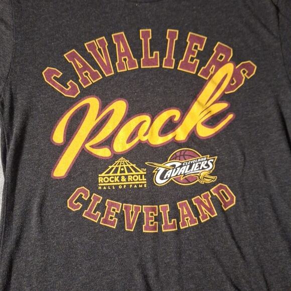 Cleveland Cavaliers NBA Rock And Roll Hall Of Fame T-Shirt Cotton Blend Small - Picture 2 of 7